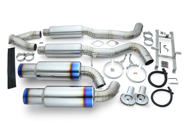 TOMEI EXPREME TI TITANIUM TYPE D DUAL EXIT EXHAUST SYSTEM - NISSAN RZ34 400Z (2023+)