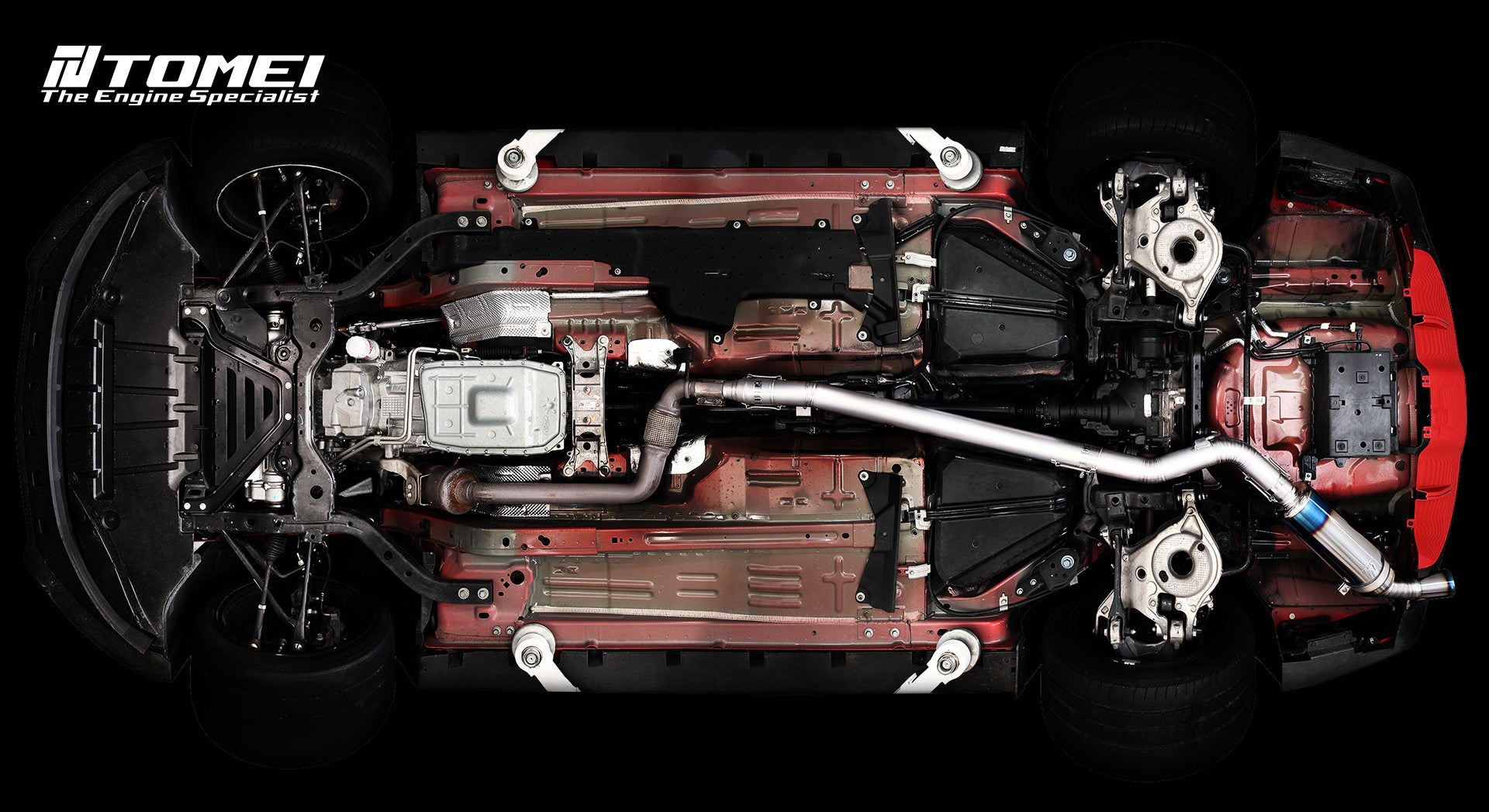 Tomei Expreme Ti Titanium Single Exit Exhaust - Mustang S550 2.3T EcoBoost (2015+)