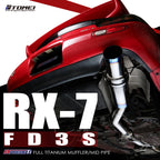 Tomei Expreme Ti Titanium Exhaust - Mazda RX-7 FD3S (1992-2002)