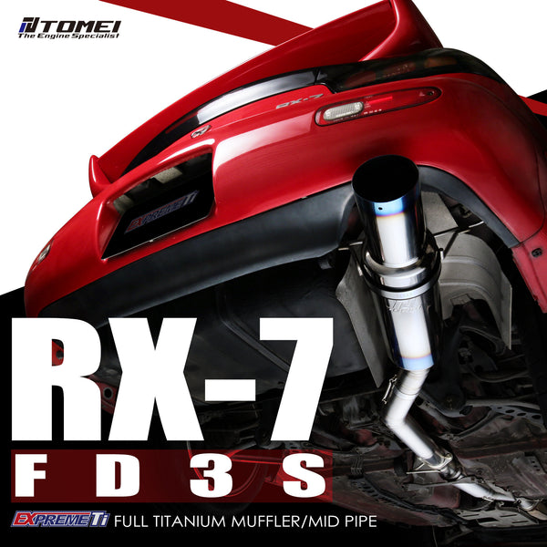 Tomei Expreme Ti Titanium Exhaust - Mazda RX-7 FD3S (1992-2002)