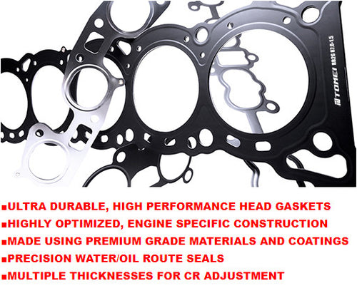Tomei 87.0-1.2mm Metal Head Gasket Combination Kit - Nissan Skyline GT-R RB26DETT