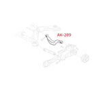 Godspeed Project AK-289-A rear upper camber arms - installation diagram