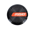 Rays Gram Lights 57CR / 57DR Center Cap - Red / Black - Set of 4