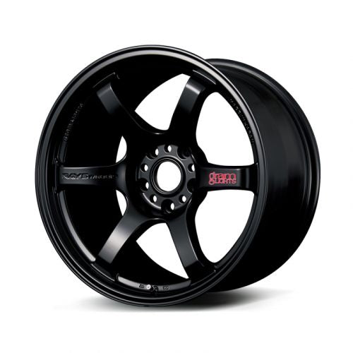 Gram Lights 57DR WGIX22EH 18x9.5 +22 5x114.3 Semi Gloss Black wheel