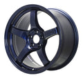 Gram Lights 57CR WGCRAC12EEBP 18x10.5 +12 5x114.3 Eternal Blue wheel - view 1