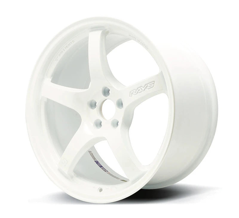 Gram Lights 57CR WGCRX38DCPP 18x9.5 +38 5x100 Ceramic White Pearl wheel