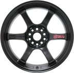 Gram Lights 57DR WGIX12EH 18x9.5 +12 5x114.3 Semi Gloss Black wheel - view 1