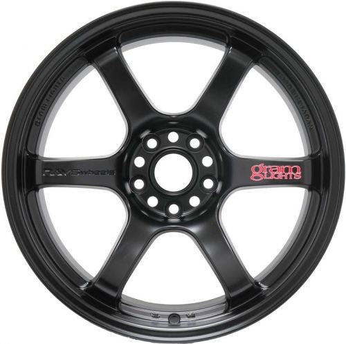 Gram Lights 57DR WGIX12EH 18x9.5 +12 5x114.3 Semi Gloss Black wheel - view 1