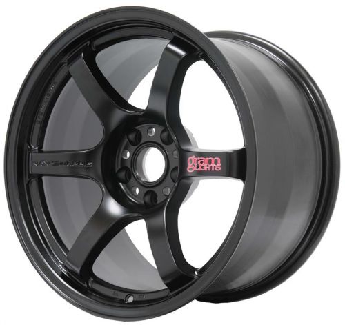 Gram Lights 57DR WGIX12EH 18x9.5 +12 5x114.3 Semi Gloss Black wheel - view 2