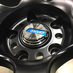 Rays Gram Lights 57CR / 57DR Center Cap - Blue / Black Chrome - Set of 4