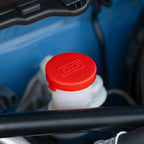 GrimmSpeed 113121 red engine bay dress-up caps installed 5