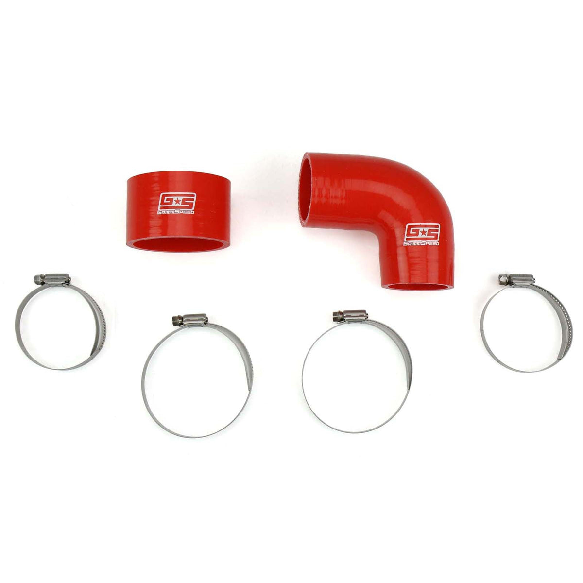 GrimmSpeed RED Top Mount Intercooler Silicone Coupler Kit