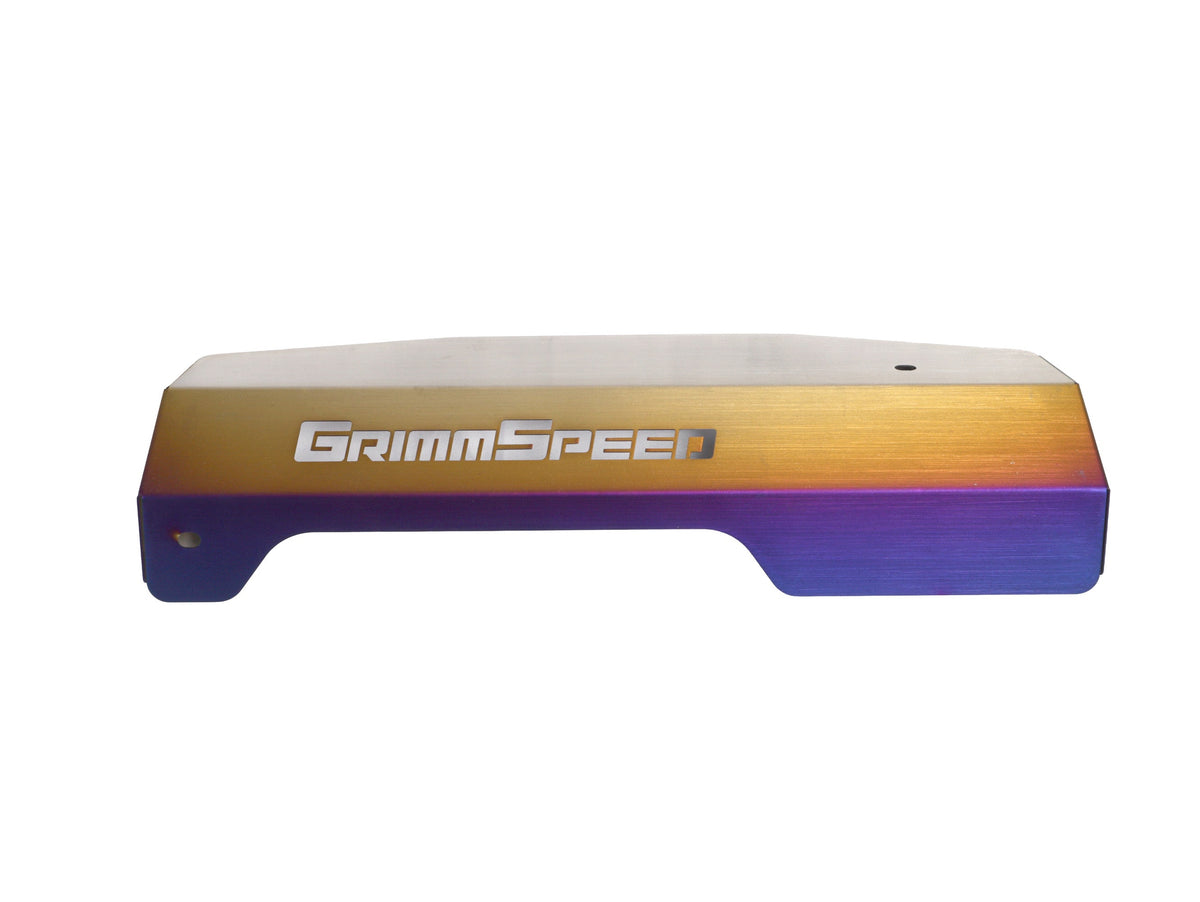 GrimmSpeed Titanium Pulley Cover 2015–2021 Subaru WRX (FA20 Engine)