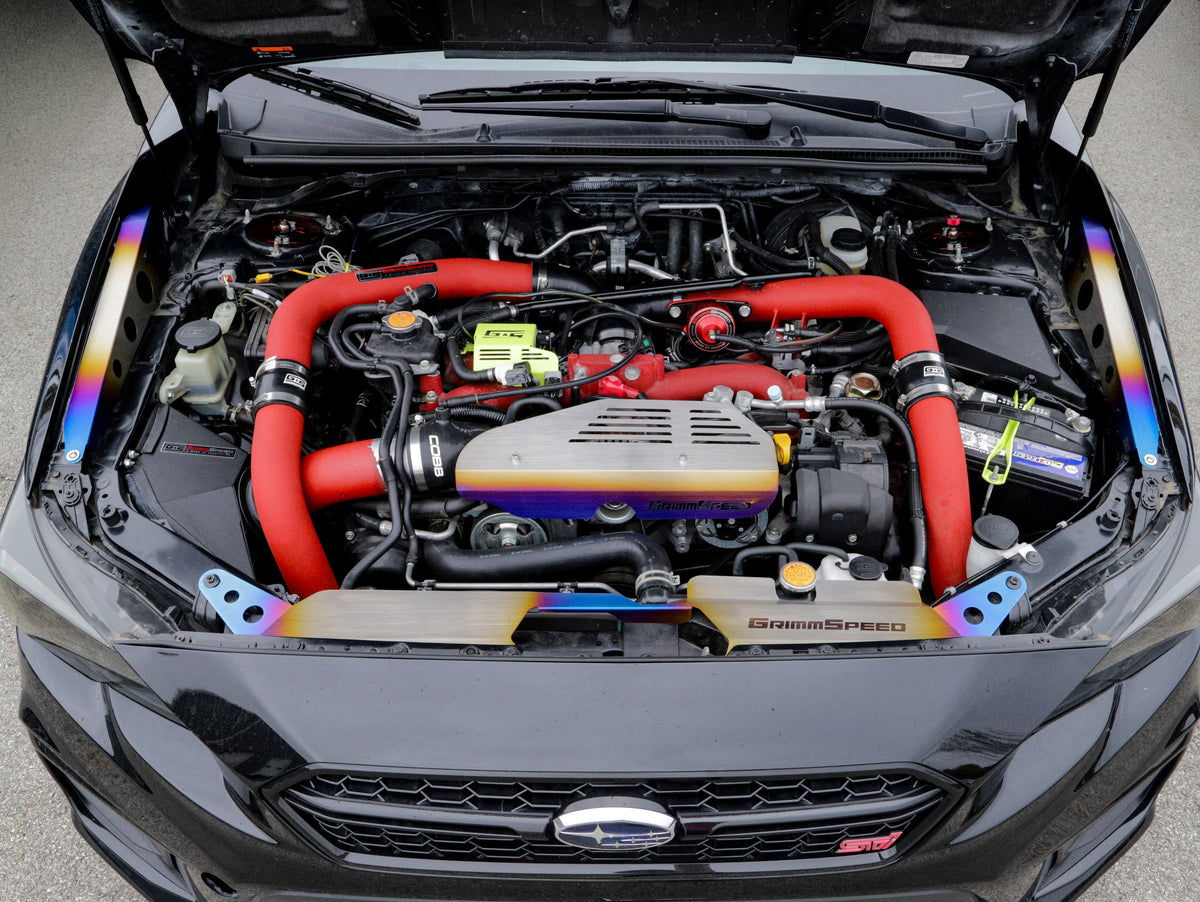 GrimmSpeed Titanium Engine Bay Bundle 2015 –2021 Subaru STI (EJ Engine)