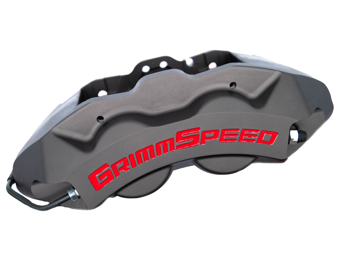 GrimmSpeed 4-Piston Brake Caliper Kit For 2002-2021 Subaru WRX/STI (326mm Rotor)