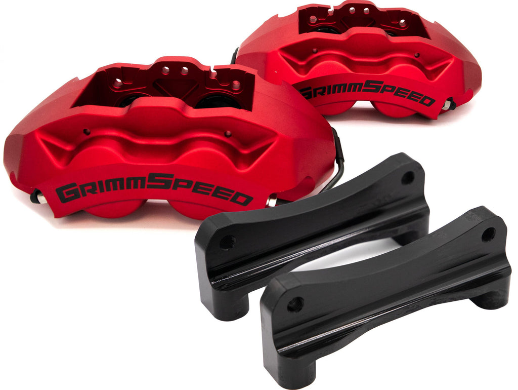 GrimmSpeed 4-Piston Brake Caliper Kit For Subaru BRZ/GR86 (340mm Rotor)