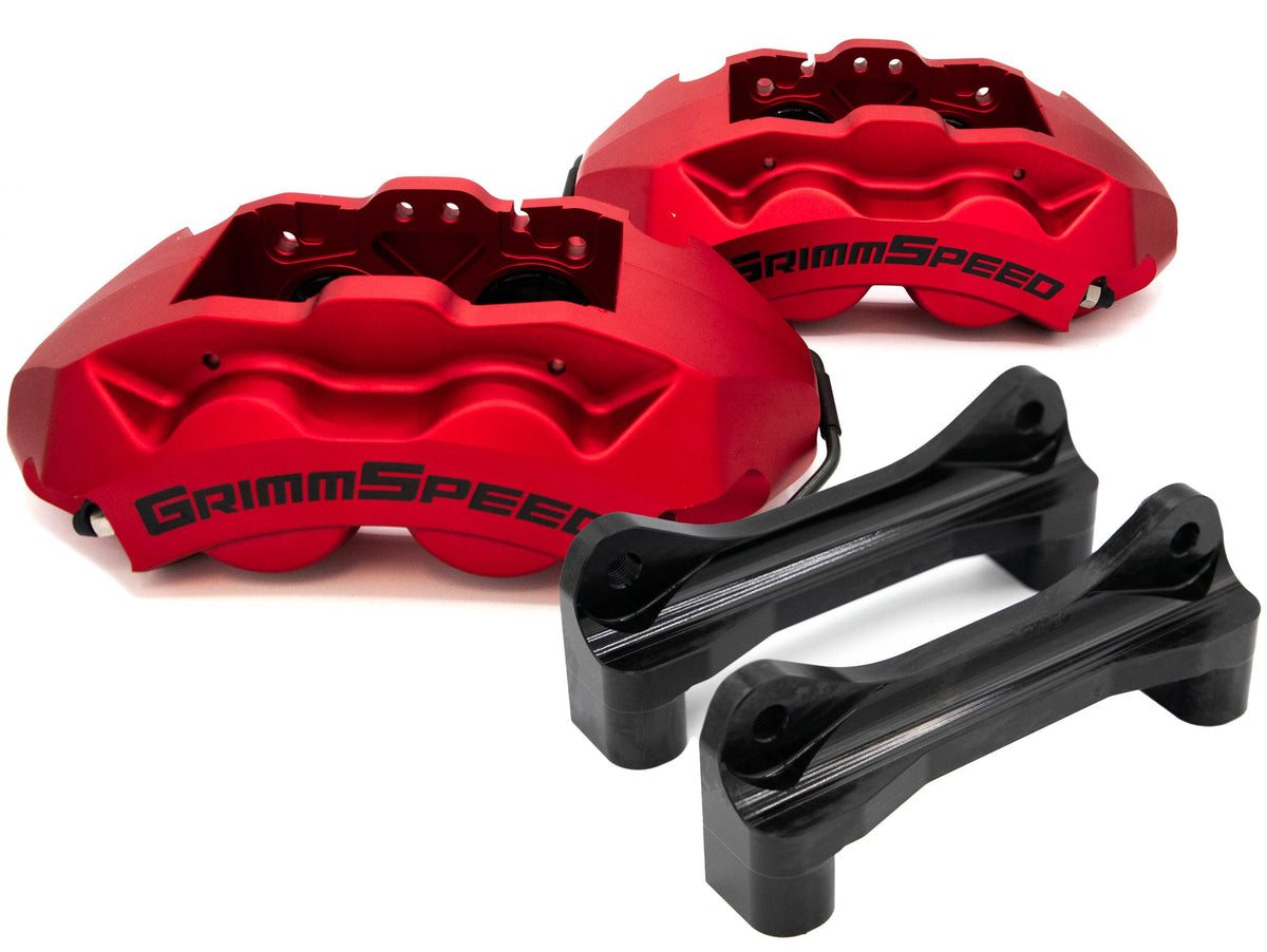 GrimmSpeed 4-Piston Brake Caliper Kit For 2022+ VB Subaru WRX (340mm Rotor)