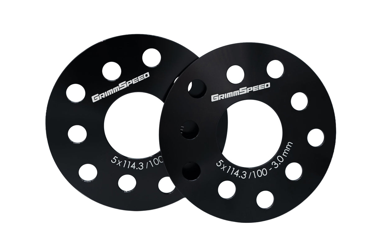 GrimmSpeed 5x100 and 5x114.3 3mm Wheel Spacer (Pair)