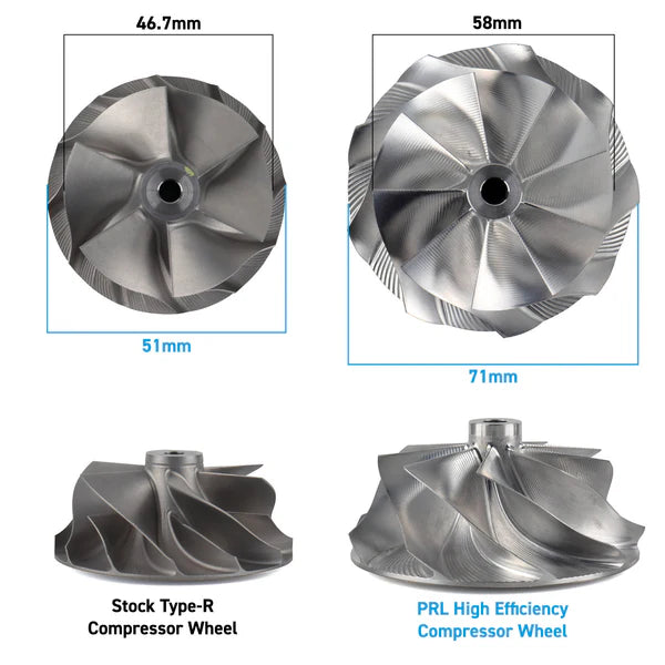 PRL-HCR-TK-P700 - PRL Drop-In Turbocharger Upgrade - Acura / Honda 2.0T Models - Product gallery image 4