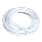 HPS 5/32 inch ID Clear high temp reinforced silicone heater hose tubing Max Temperature Rating: 350F Bend Radius: 3/4 inch