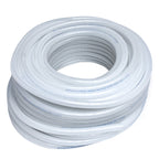 HPS 1/8 inch ID Clear high temp reinforced silicone heater hose tubing 100 feet roll Max Temperature Rating: 350F Bend Radius: 1/2 inch