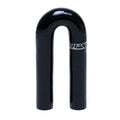 HPS 1 inch ID High Temp 4-ply Reinforced Silicone 180 Degree U Bend Elbow Coupler Hose Black 25mm ID