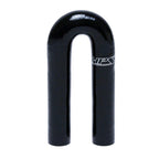 HPS 7/8 inch ID High Temp 4-ply Reinforced Silicone 180 Degree U Bend Elbow Coupler Hose Black 22mm ID