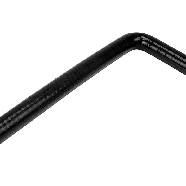 HPS 1/2 inch 13mm with 5 inch and 12 inch Leg Silicone 90 Degree Elbow Coupler Hose High Temp 4-ply Reinforced Black