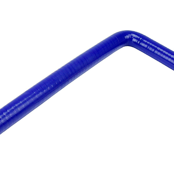 HPS 1/4 inch 6.5mm with 5 inch and 36 inch Leg Silicone 90 Degree Elbow Coupler Hose High Temp 4-ply Reinforced Blue