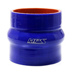 HPS 1 inch ID 6 inch Long High Temp 4-ply Reinforced Silicone Hump Coupler Hose Blue 25mm ID 152mm Length