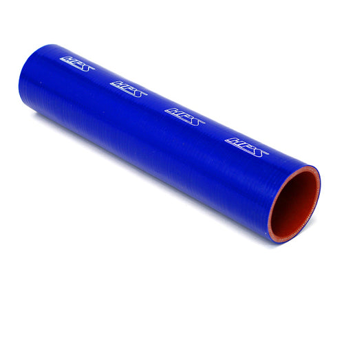 HPS 3 inch ID 1 Foot Long High Temp 4-ply Reinforced Silicone Coupler Tube Hose Blue 76mm ID