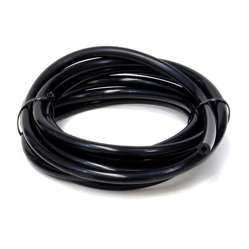 HPS 1/8 inch 3mm ID Black High Temp Silicone Vacuum Hose Tubing w/ 1.5mm Wall Thickness - 25 Feet Roll