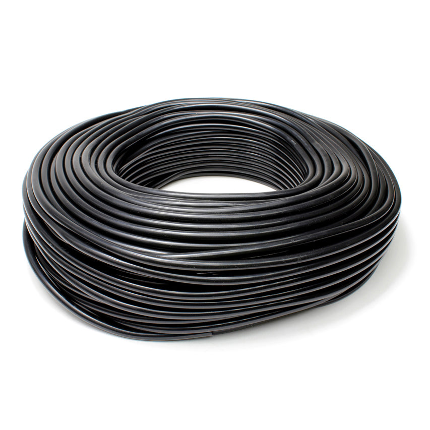 HPS 5/64 inch 2mm ID Black High Temp Silicone Vacuum Hose Tubing - 50 Feet Roll