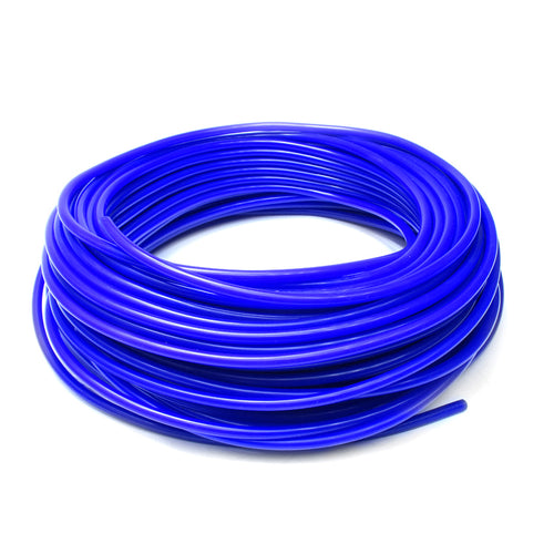 HPS 9/32 inch 7mm ID Blue High Temp Silicone Vacuum Hose Tubing - 50 Feet Roll