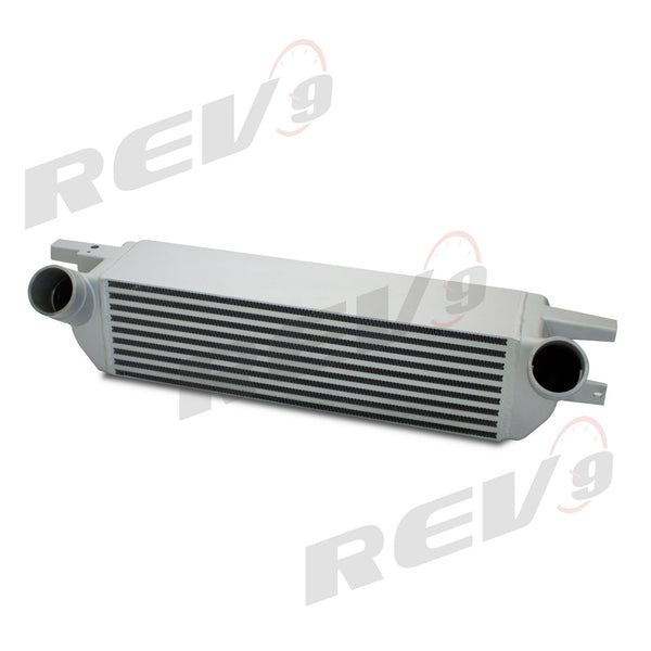 REV9 Bolt on FMIC Aluminum Front Mount Intercooler - Silver - Ford Mustang S550 2.3L Eco Boost (2015-2023)