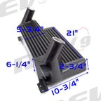 REV9 Bolt on Race Spec FMIC Front Mount Intercooler - Mustang S550 2.3L EcoBoos (2015-2023)