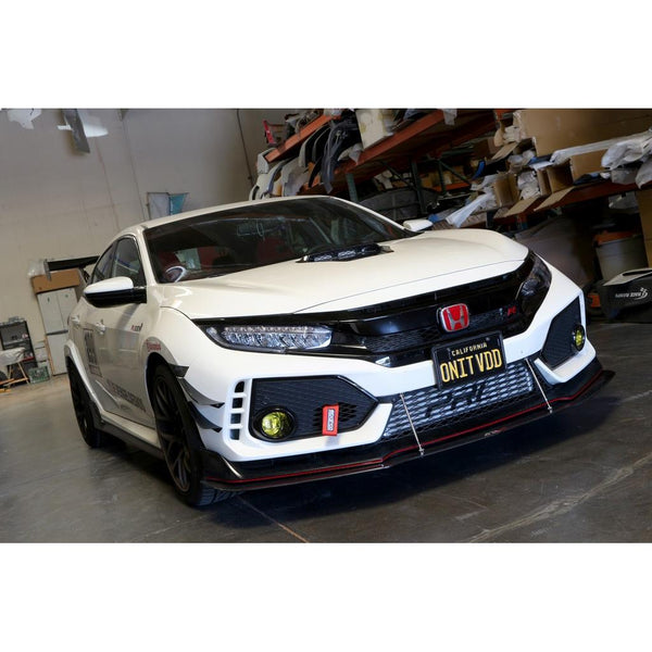 APR Performance Front Bumper Canards - Honda Civic FK8 Type R (2017-2021)