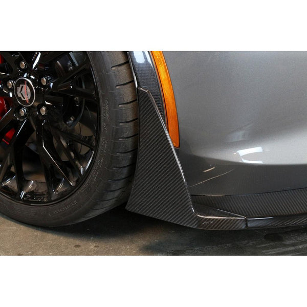 APR Performance Carbon Fiber Front Canard Spats  - Chevrolet Corvette C7 Z06 (2015-2019)