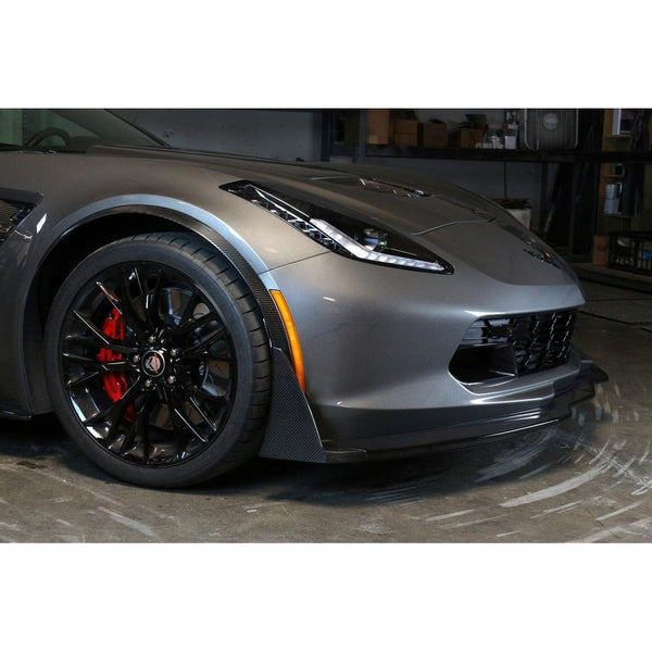 APR Performance Carbon Fiber Front Canard Spats  - Chevrolet Corvette C7 Z06 (2015-2019)
