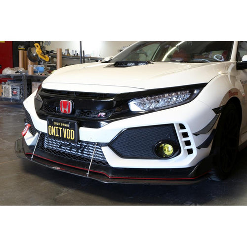 APR Performance Front Bumper Canards - Honda Civic FK8 Type R (2017-2021)