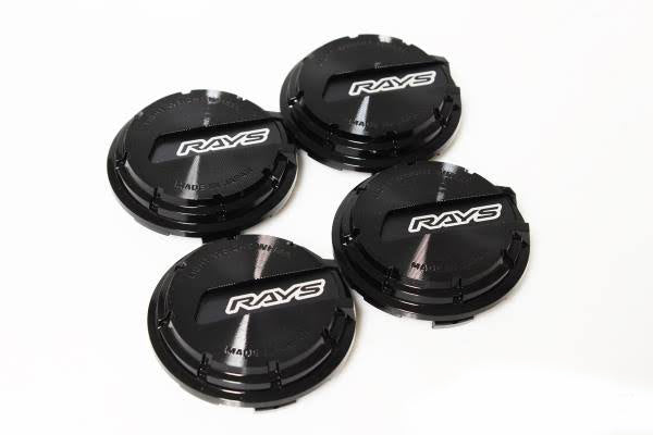 Rays Gram Lights 57CR / 57DR Center Cap - Black / Black - Set of 4