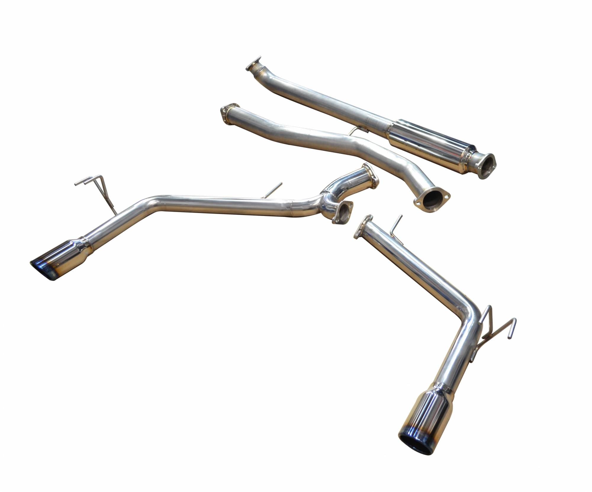 Injen SES1572TT 76 mm and dual 60 mm stainless steel exhaust components