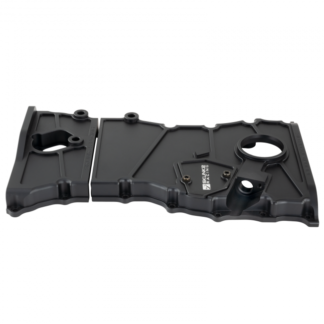 Skunk2 Racing Billet Aluminum Black Anodized Timing Chain Cover Kit - Honda K24A Engines