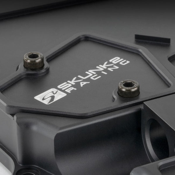 Skunk2 Racing Billet Aluminum Black Anodized Timing Chain Cover Kit - Honda K24A Engines