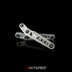 K-Tuned Grey Adjustable Rear Lower Control Arms LCA w/ Rubber Bushings - Acura Integra DC2 (1990-2001)