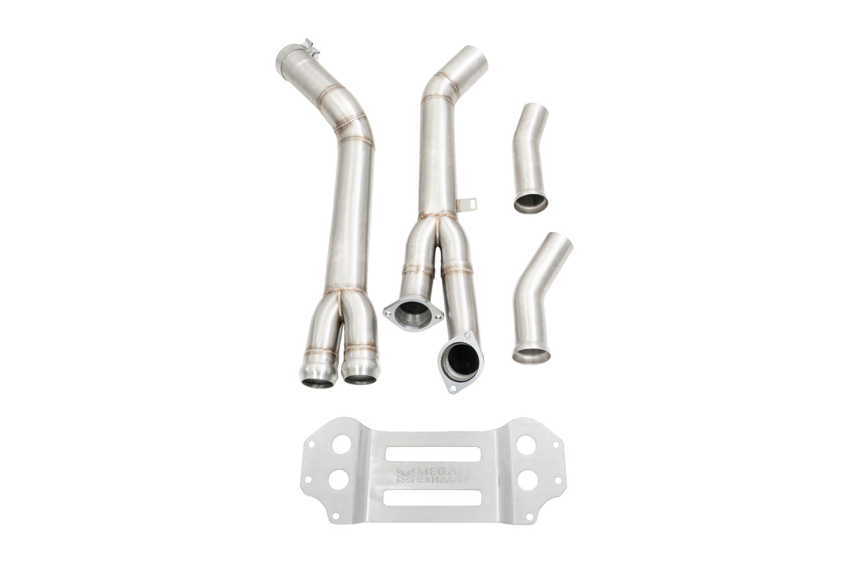 LW-MIDPIPE-BG87 - Megan Racing Cut-N-Clamp Midpipe - BMW G87 M2 (2023+)