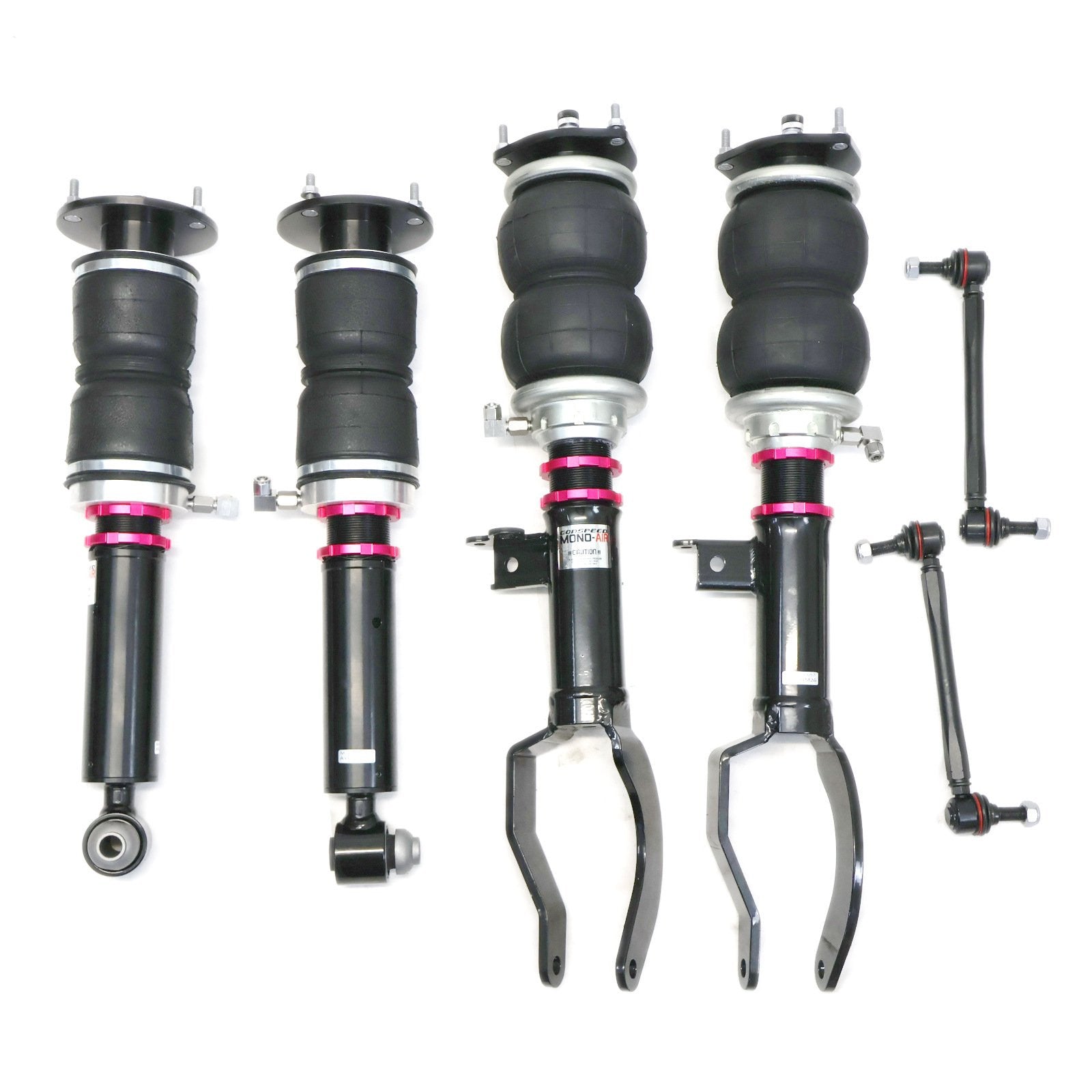 Godspeed Project MARS-6057-B Mono-Air strut kit for 2012-2019 BMW 6-Series F06 AWD