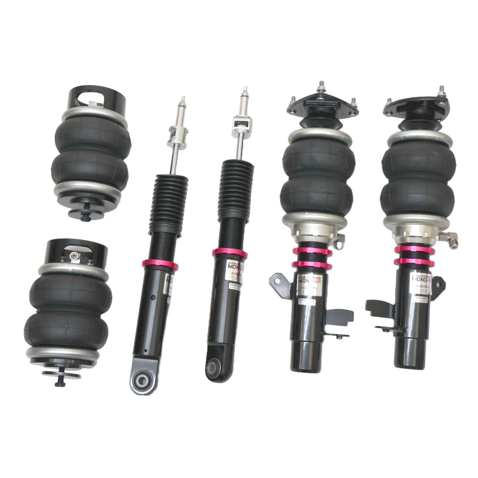 GodSpeed Project GSP Mono Air Strut Coilover Lowering Kit - Ford Focus ST / RS (P3) 2013-2018