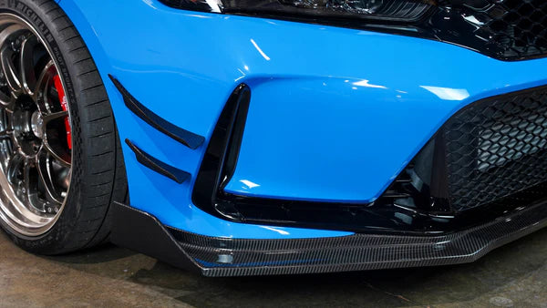 APR Performance Carbon Fiber Front Bumper Canards - Honda Civic Type R FL5 (2023+)