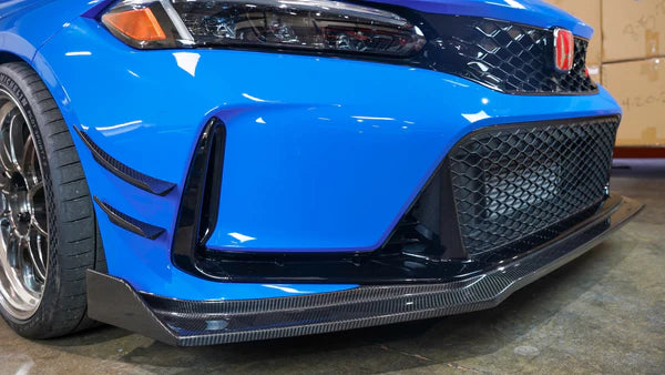 APR Performance Carbon Fiber Front Bumper Canards - Honda Civic Type R FL5 (2023+)